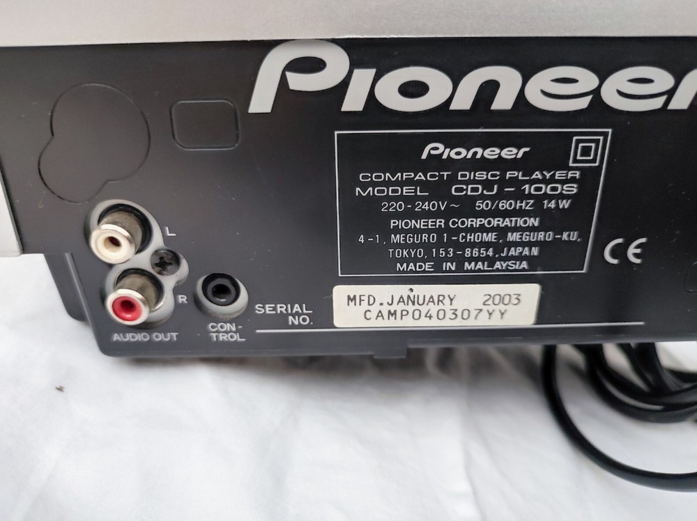 Pioneer CDJ-100S Digital Performance Player