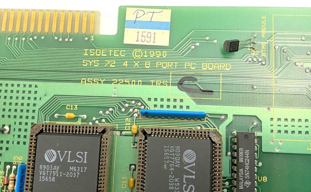 Isoetec 22500 Executone SYS 72 4X8 Port PC Board