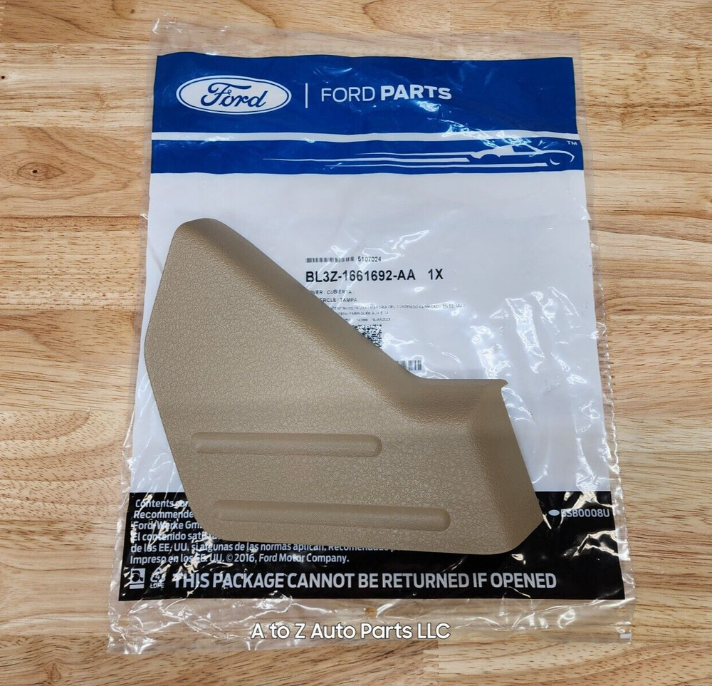 NEW 2011-2014 Ford F-150 Tan / Adobe Passenger Seat Trim Cover Panel , OEM