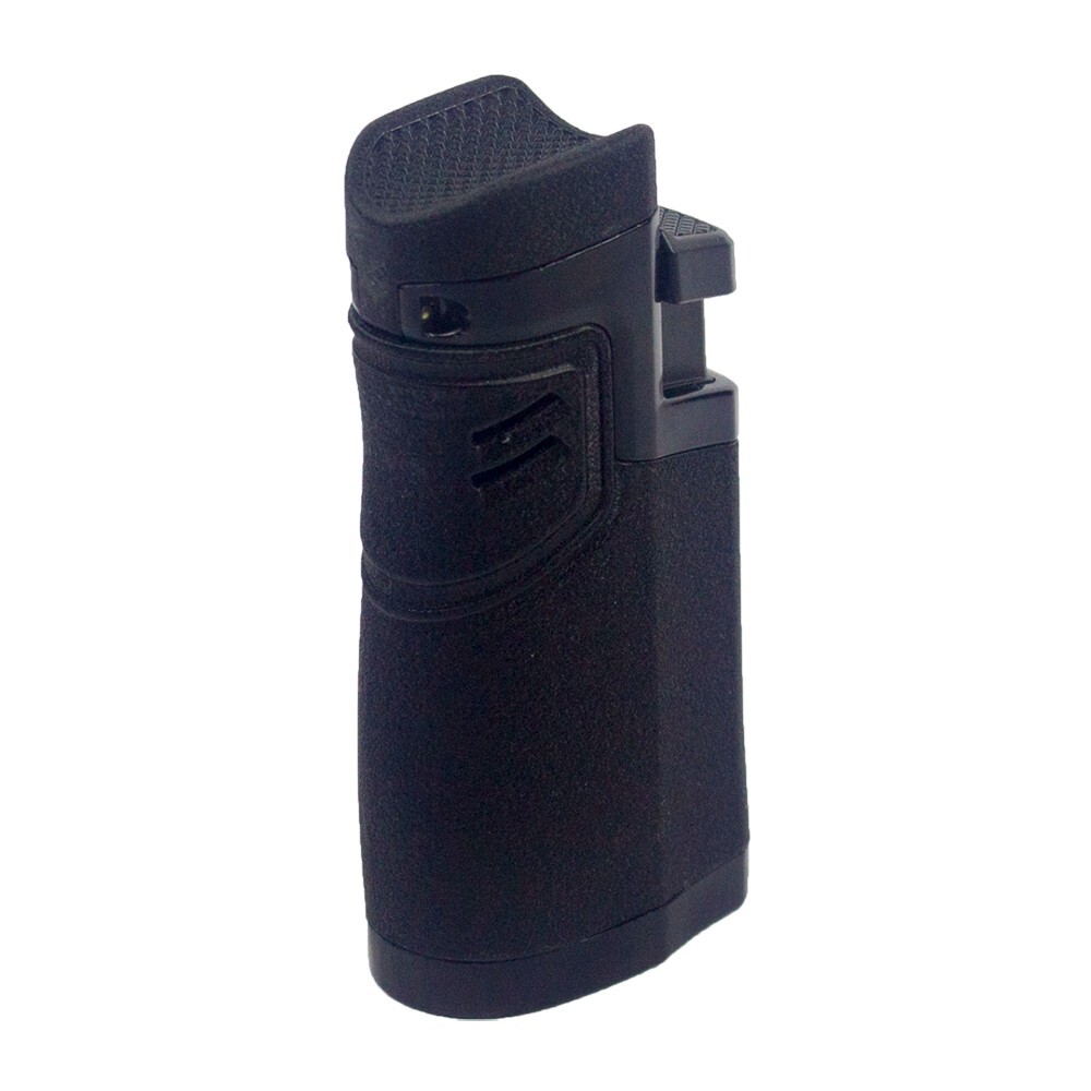 3''Windproof Quad Jet Flame Torch Lighter Refillable Butane Cigar cut punch gift