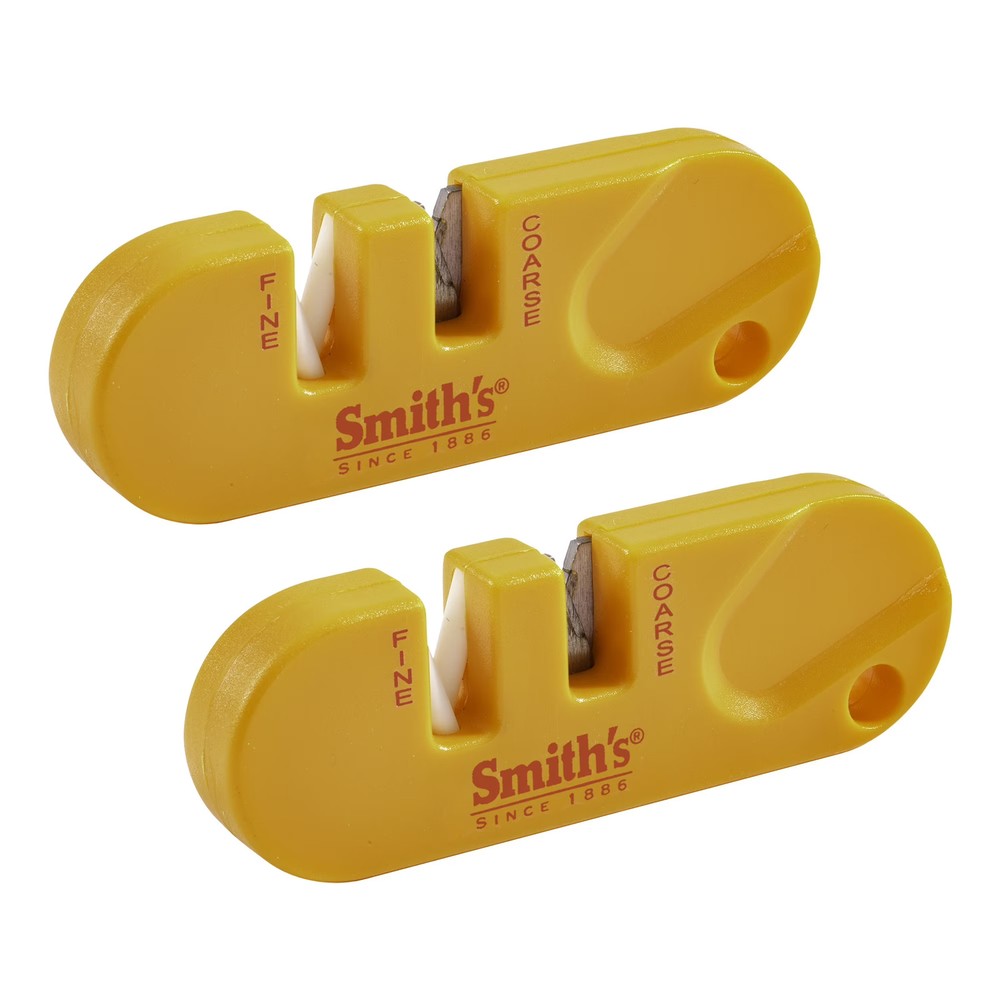 Smith’s 51459 Pocket Pal Knife Sharpener - 2-Pack - Orange