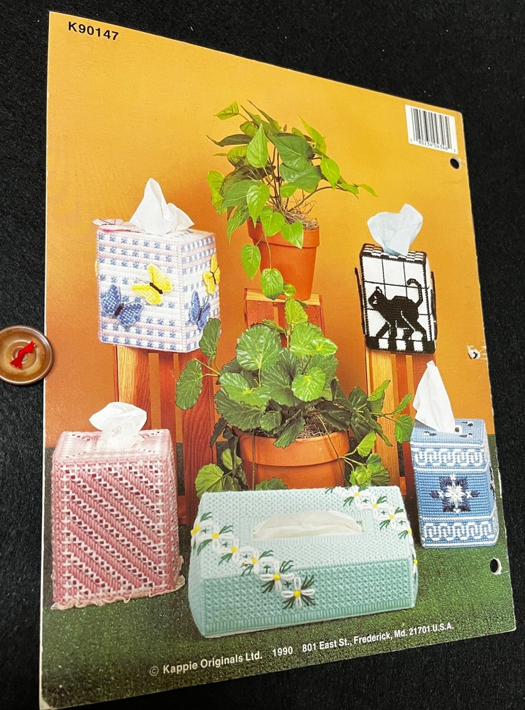 Plastic Canvas - 3 Booklets with Great Patterns - Nice Variety and Condition