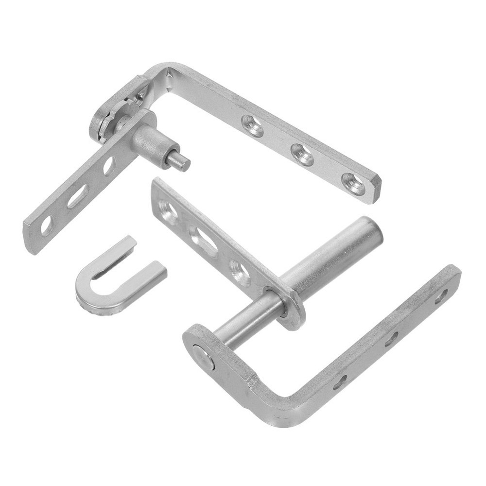 2 Pcs Self Closing Door Hinges Swinging Louvre Gravity Replacement