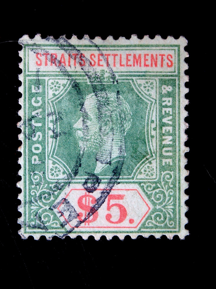 STRAITS  SETTLEMENTS  1   USED  STAMP  SC # 171