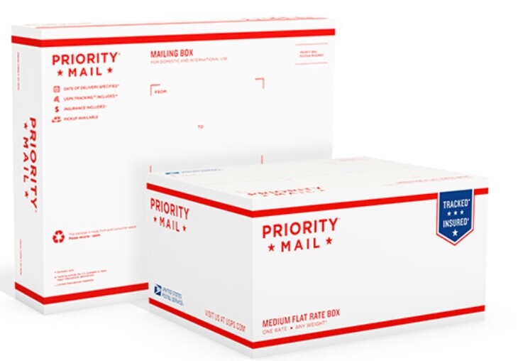 Shipping upgrade - Tracking, Rush Service, Priority Mail
