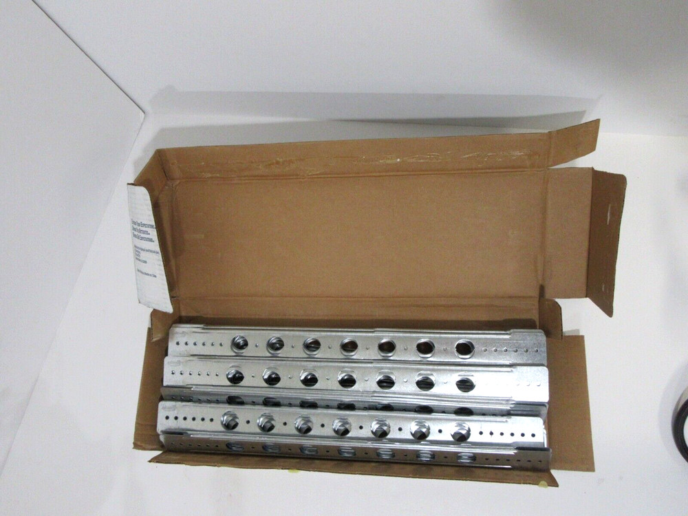 (50-Pk) Proflo Flat Plate Stub Out Bracket Galvanized 20"  1/2" & 3/4" CPVC Pipe