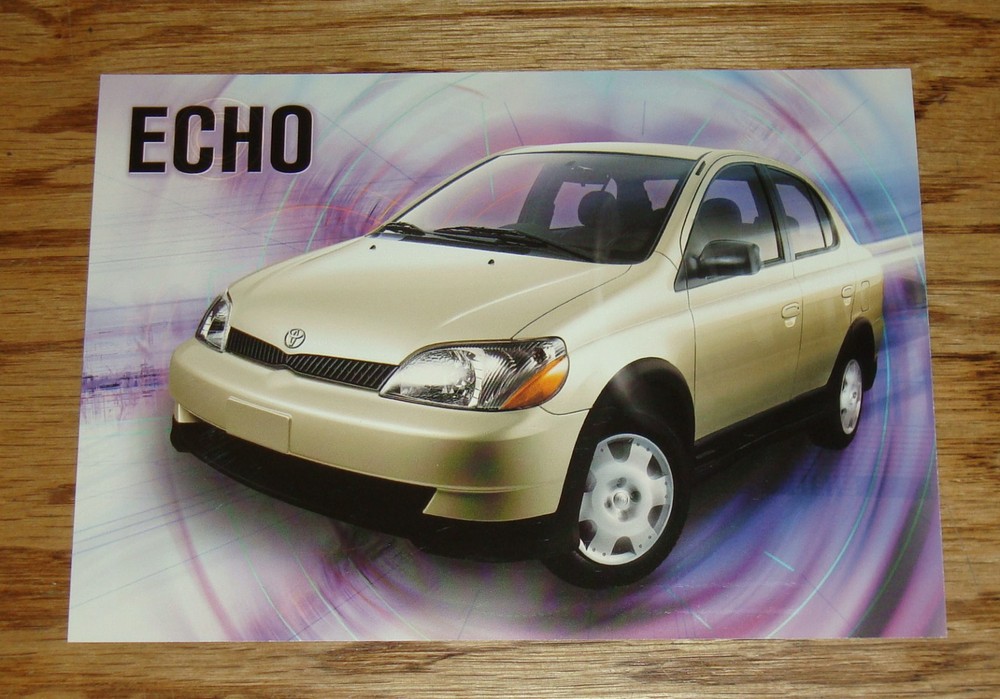 Original 2000 Toyota Echo Postcard 00