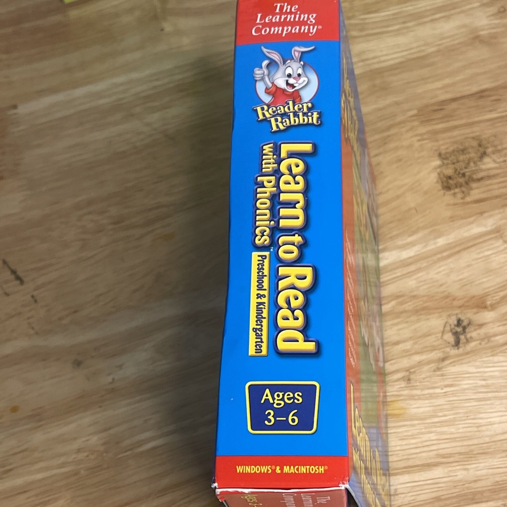 Reader Rabbit Learn To Read With Phonics Preschool & Kindergarten Age 3-6