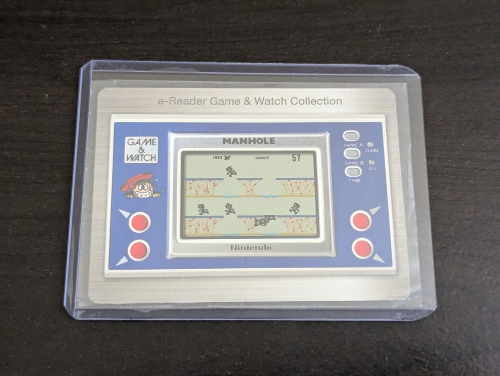 Nintendo e-Reader AGB-014, US version. With Manhole. For Game Boy Advance