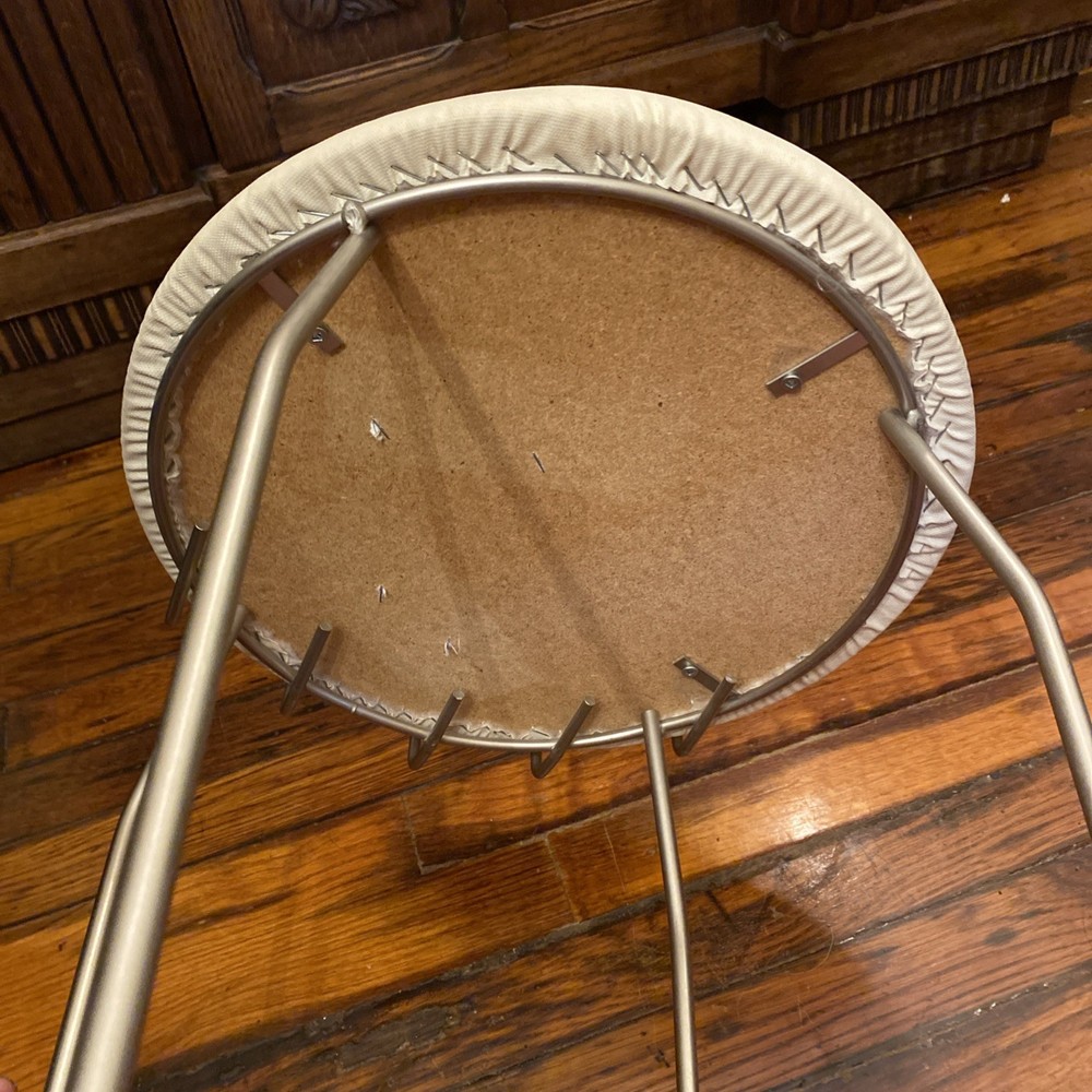Vintage IRON WIRE VANITY CHAIR STOOL