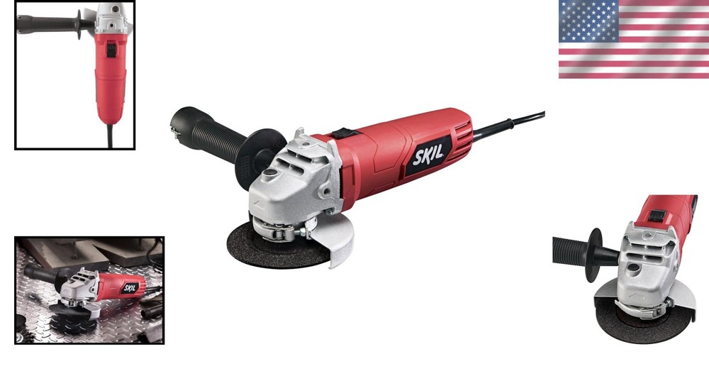 Power Tool: 6A Angle Grinder - Quick Guard Adjustment