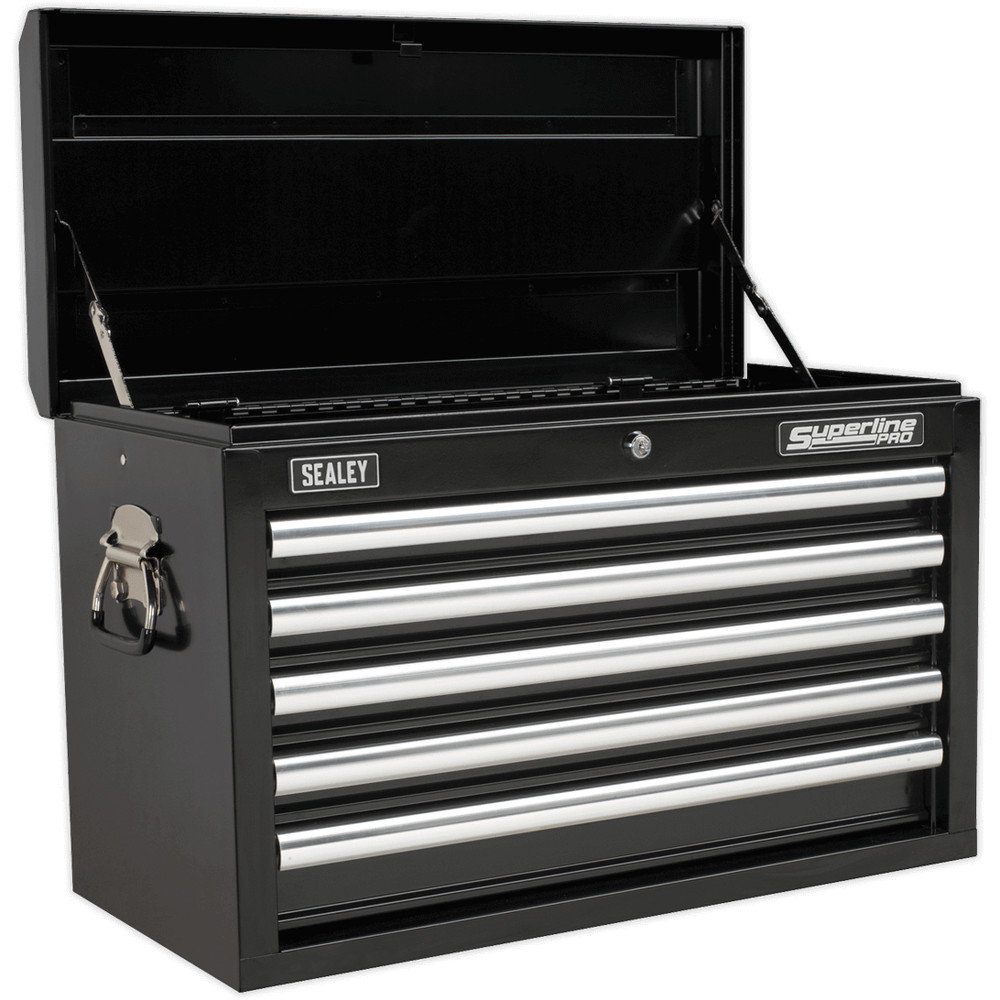 Sealey Superline Pro 5 Drawer Tool Chest Black