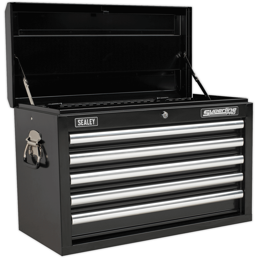 Sealey Superline Pro 5 Drawer Tool Chest Black