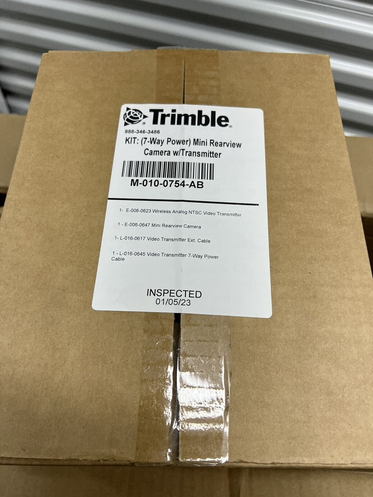 TRIMBLE TRAILER REAR-FACING CAMERA KIT - M-010-0754