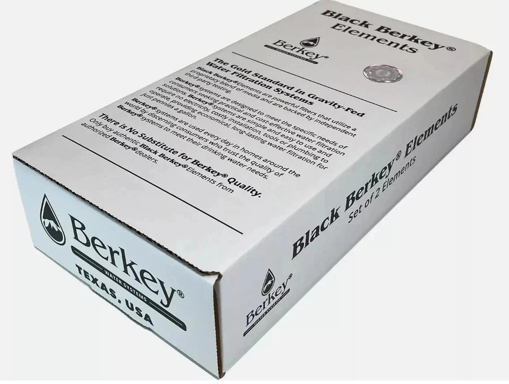 Berkey Authentic Black BB9-2 Water replacement Filters For Berkey Water System