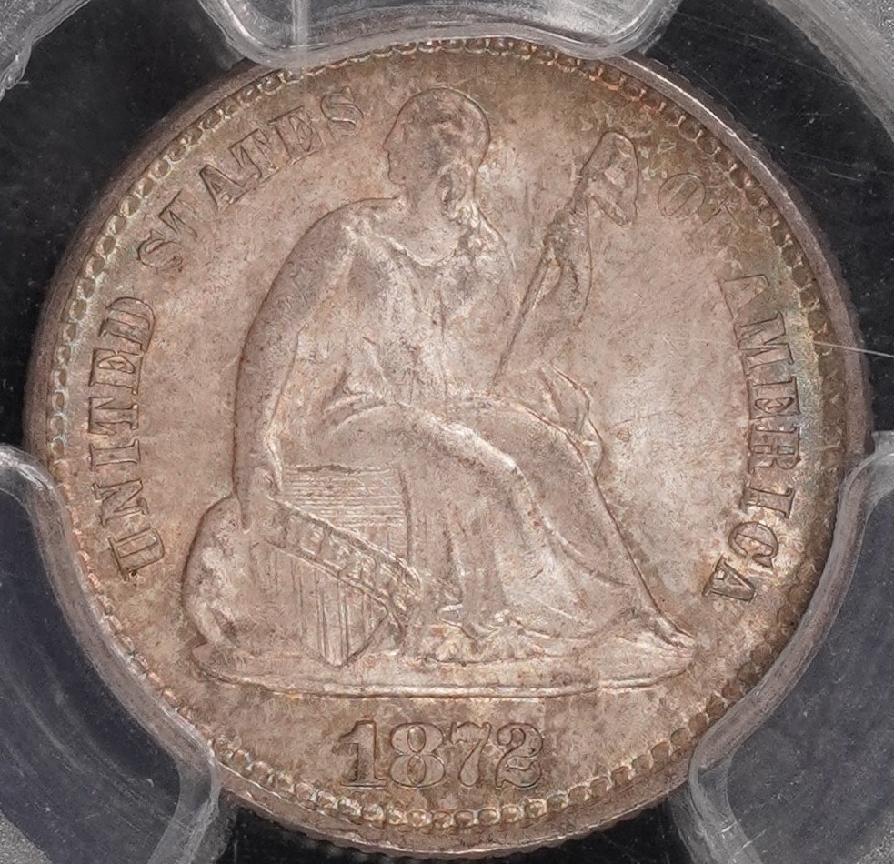 1872 H10C PCGS MS66