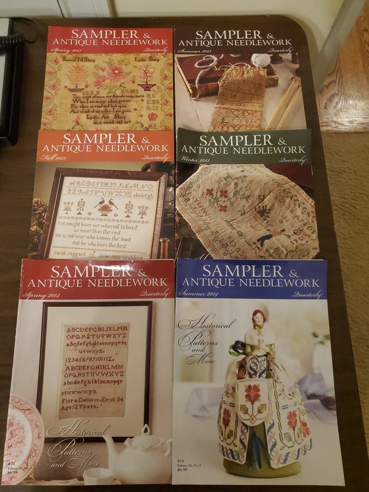 Sampler & Antique Needlework Quarterly LARGE LOT