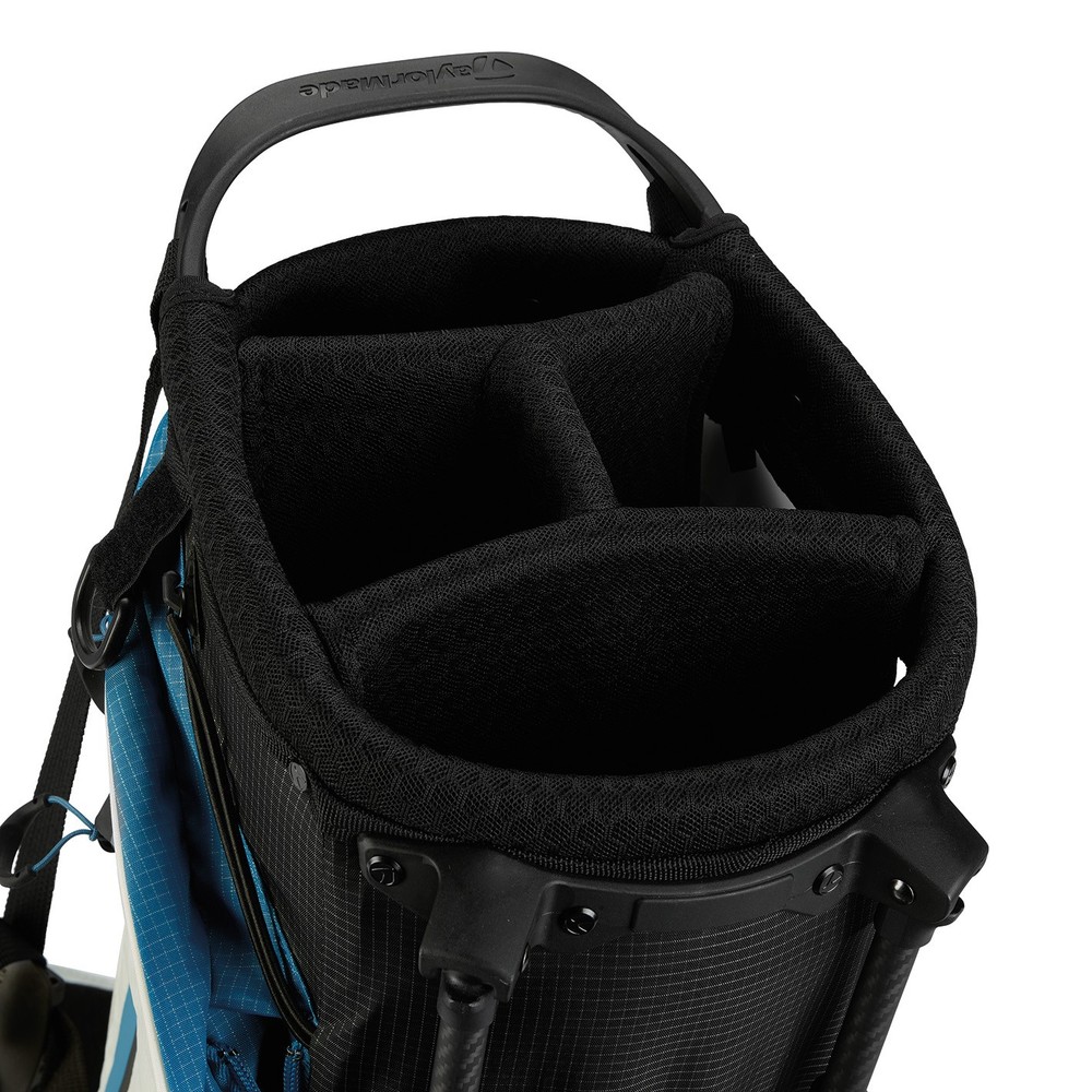 TaylorMade FlexTech SuperLite White Blue Stand Golf Bag