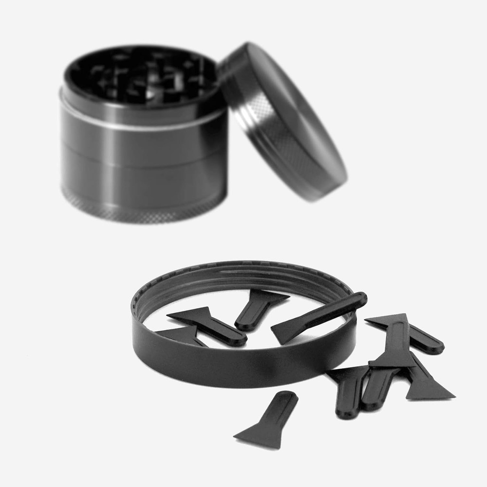 Reusable and Durable Herb Grinder Brush & Scraper Set: 17 Multi-Function Tools