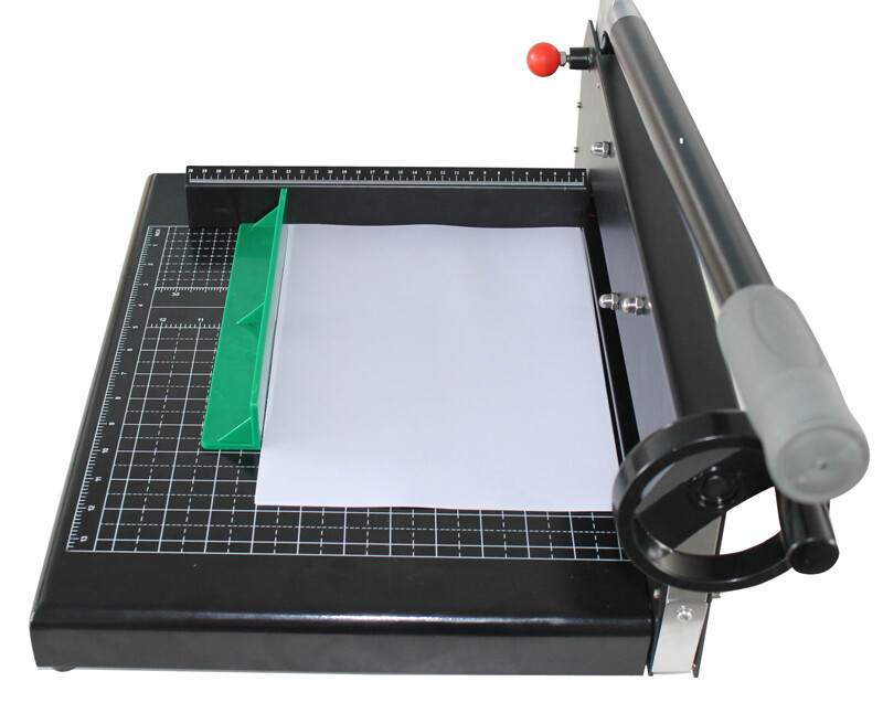 Manual 12.2" A4 Size Stack Paper Cutter Guillotine Trimmer Black All Steel