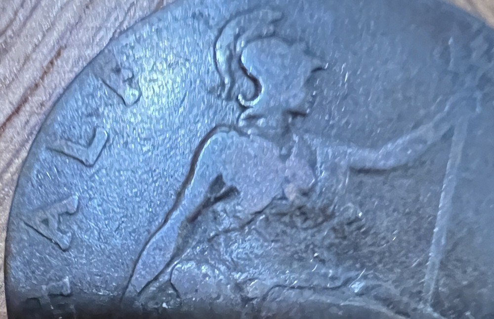 1925 GREAT BRITAIN HALF PENNY COIN ENGLAND
