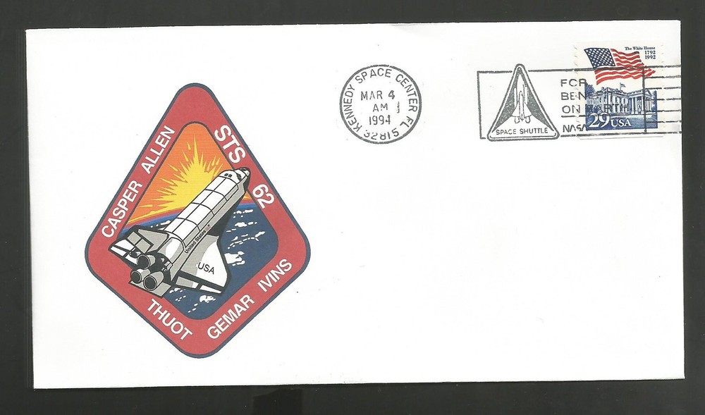 SHUTTLE COLUMBIA STS-62 LAUNCH MAR 4,1994  KSC
