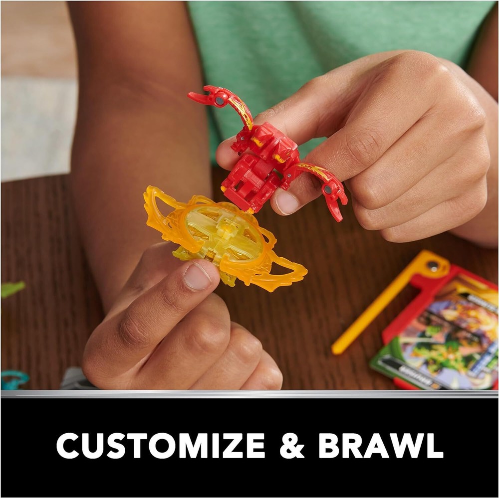 Bakugan Training Set with Titanium Dragonoid, Dragon Clan Themed, Multi