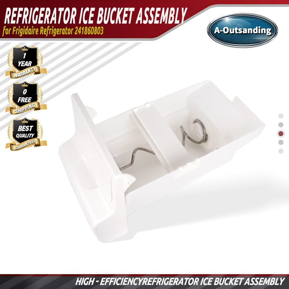 Ice Container241860803 Refrigerator Ice Bin Compatible with Frigidaire Ice Maker