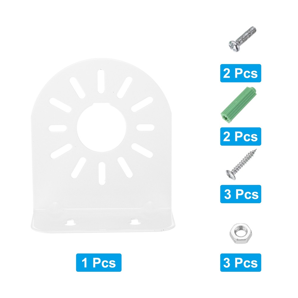 1 Pack Dome Security Camera Mounting 4.5" L-Shape IP Camera Bracket, Steel