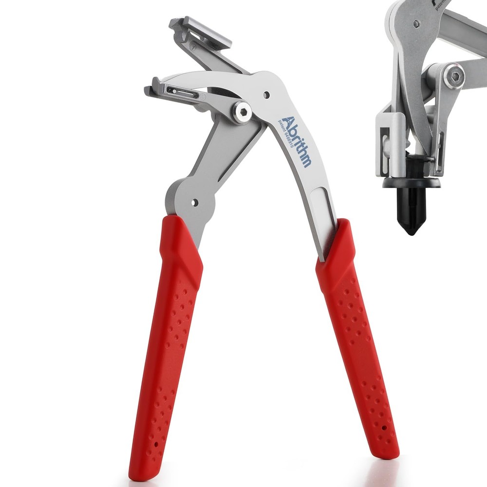 Car Clip Pliers Professional Plastic Fastener Removal Tool Red Panel Removing