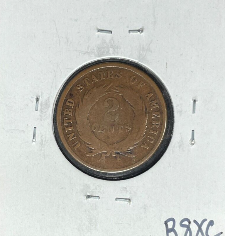 1871 TWO CENT PIECE ~ VG+ ~NICE COIN~