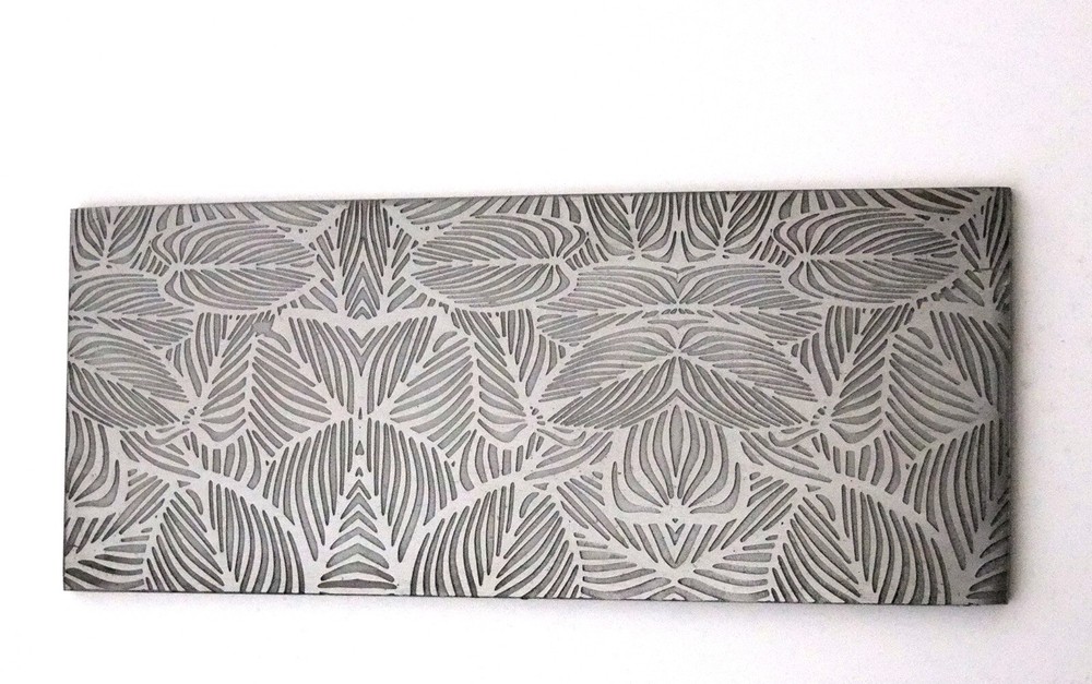 Pattern Texture Steel Plate for Press or Rolling Mill 6 x 2 Inch , #88