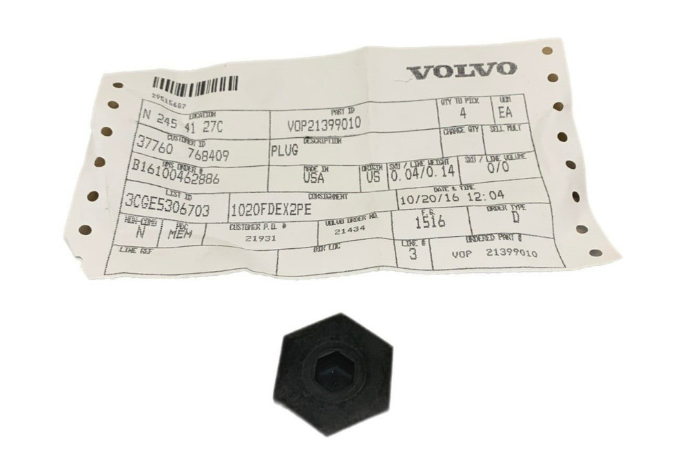OEM Volvo Penta Marine Plug 21399010