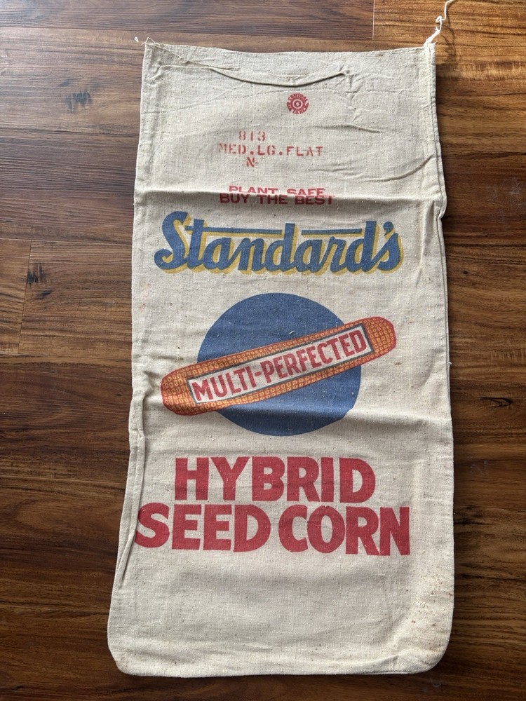 Vintage Standard's Hybrid Seed Corn Cloth Seed Sack