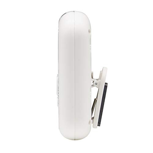 Multi-Alert (Sound, Light, Vibration) Digital Timer, Standard, White