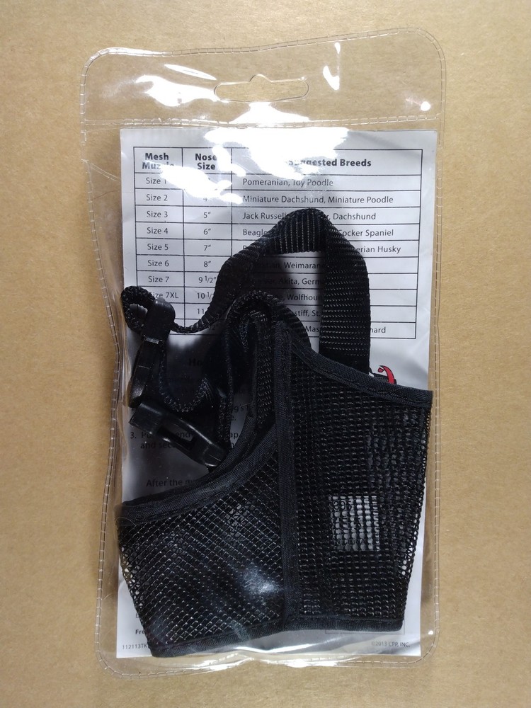 Coastal Pet Best Fit Mesh Dog Muzzle Size 5 for Medium Breeds