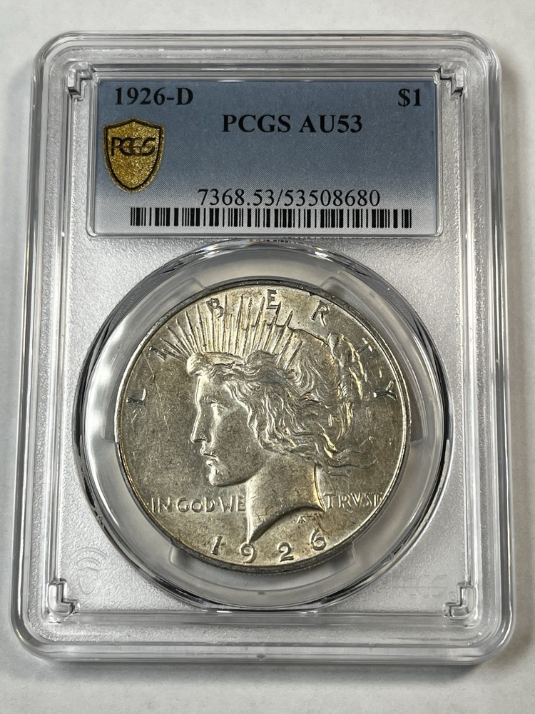 1926-D Peace Dollar PCGS AU53