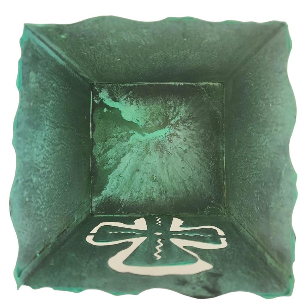 Decorative Tin Container With Cut Out Design