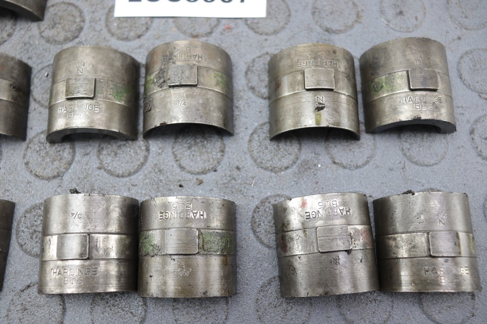 HARDINGE ( 3/4'' SQUARE ) B16 COLLET PADS READ DESCRIPTION ! LOC5907