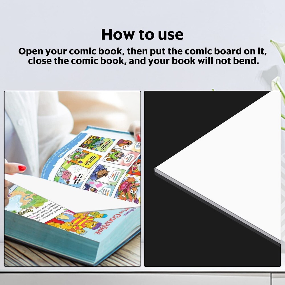 100 Comic Book Boards,Current Size Comic Book Boards, Acid-Free Comic Backing...