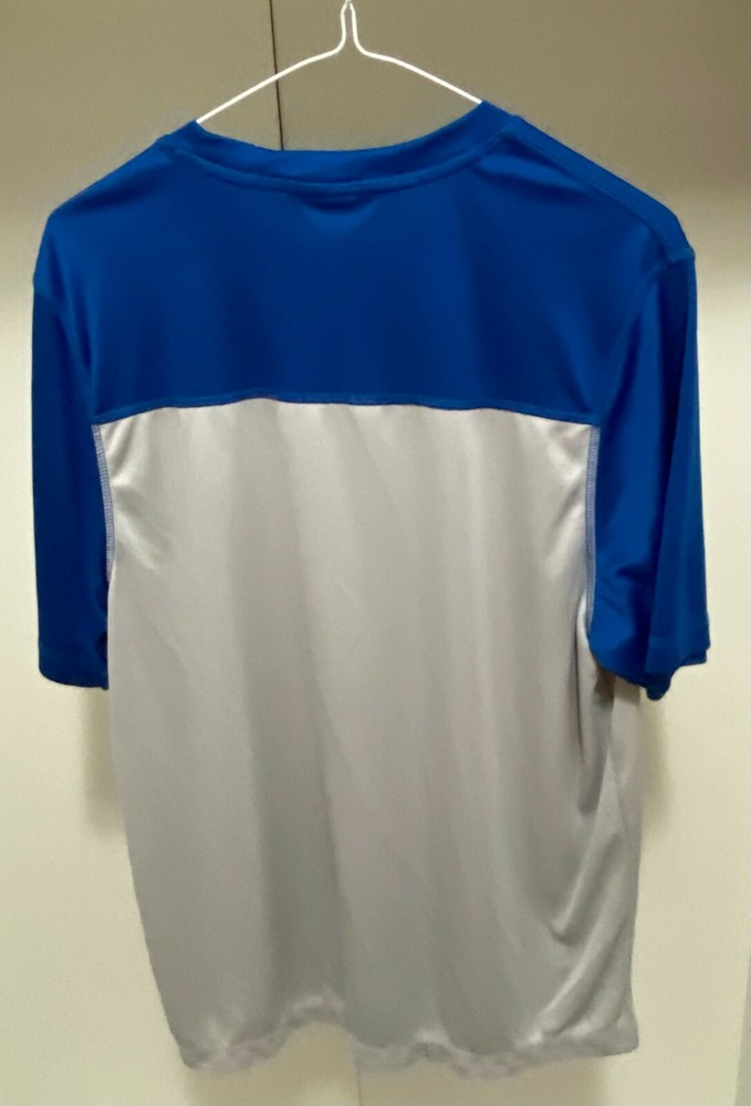 Dri Wear - Large L - Performance Shirt - Blue / Gray - New