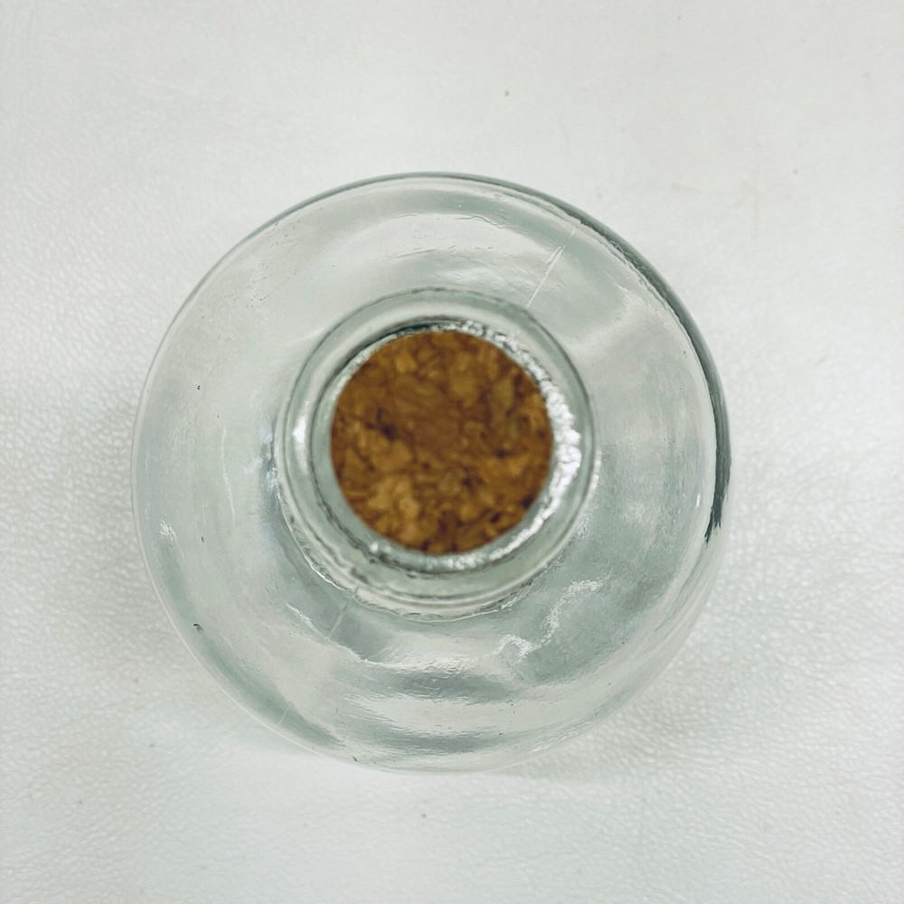 Ashland Round Glass Cork 4" Bottle