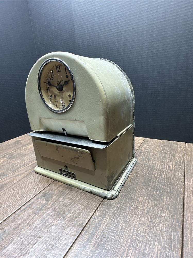 SIMPLEX TIME RECORDER COMPANY GARDNER MASSACHUSETTS U.S.A WORKS !!!