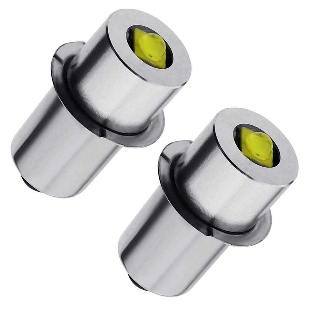 2x P13.5S LED Bulb 3W 6-24V For Maglite C D Cell Flashlight Replacement Light