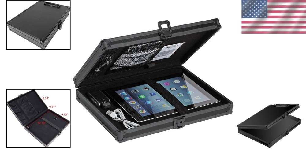 Tactical Black Document Holder, 2.15 x 12.75"