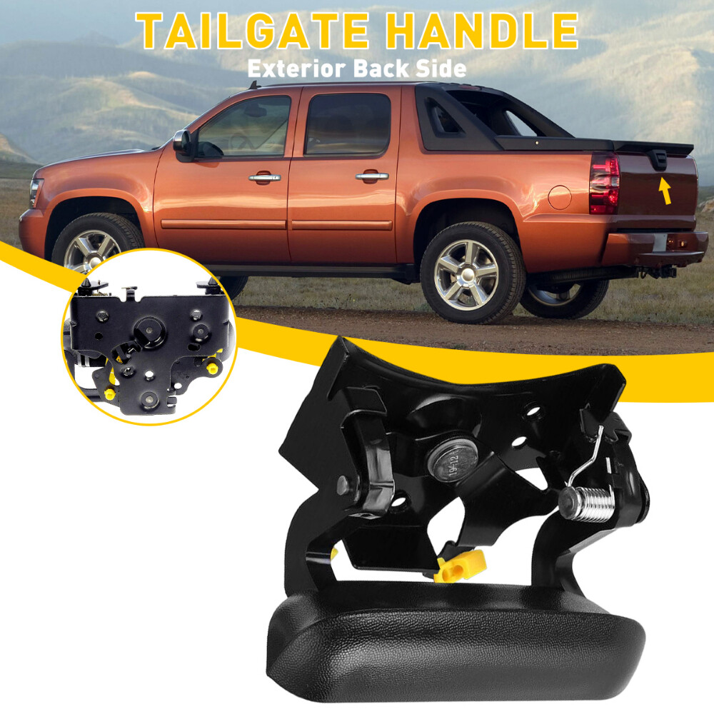 Tailgate Tail Gate Handle Black Rear for 02-06 Chevy Avalanche 1/2/3/4/5PCS