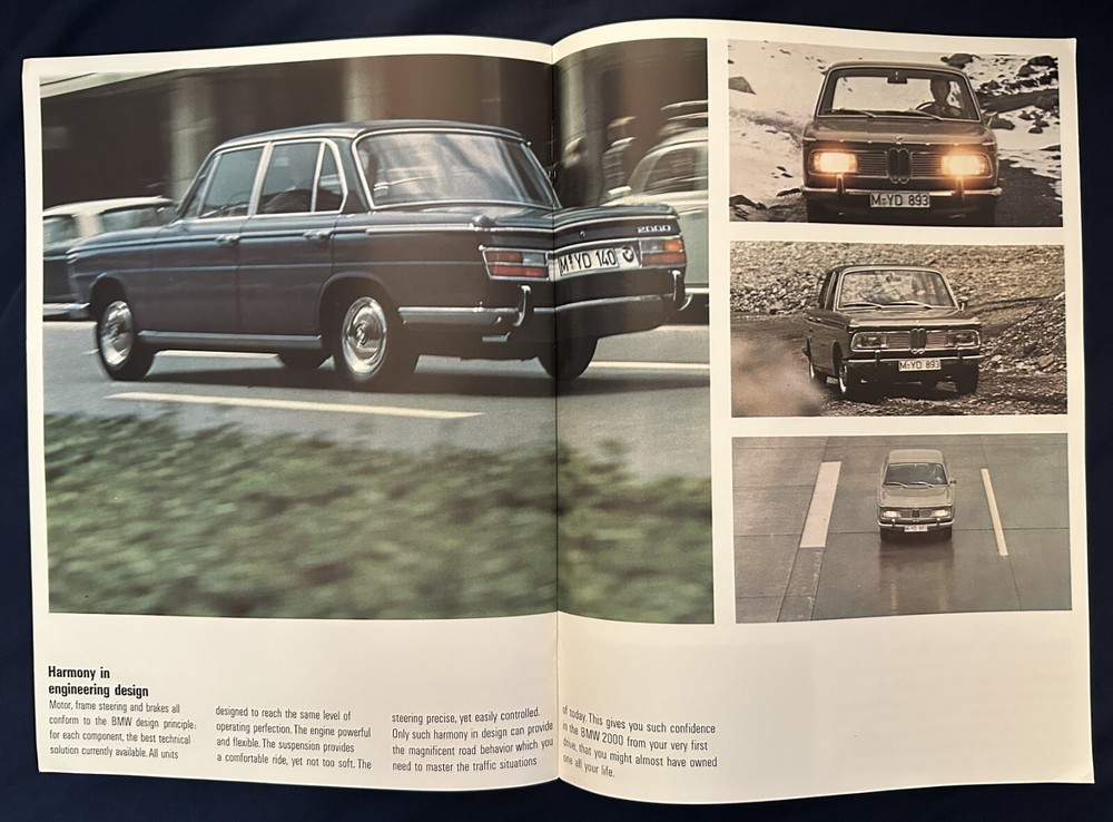 BMW 2000 sales brochure