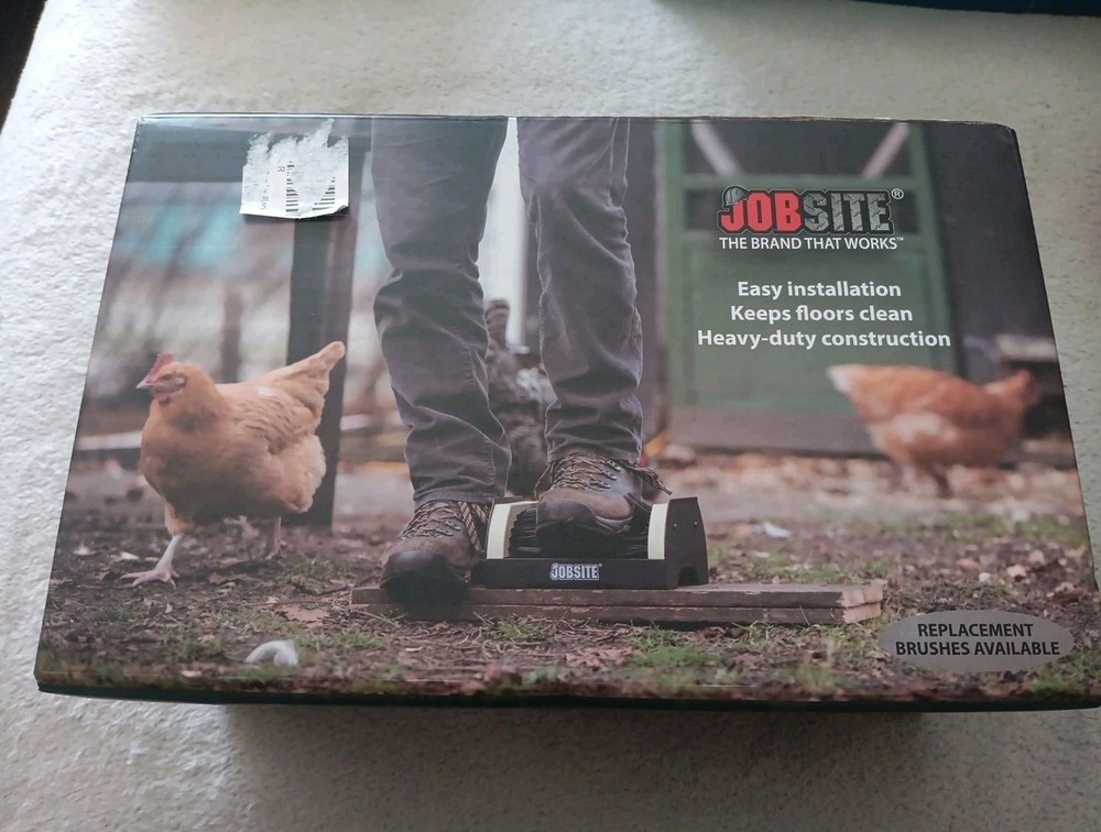 Jobsite Boot Scrubber