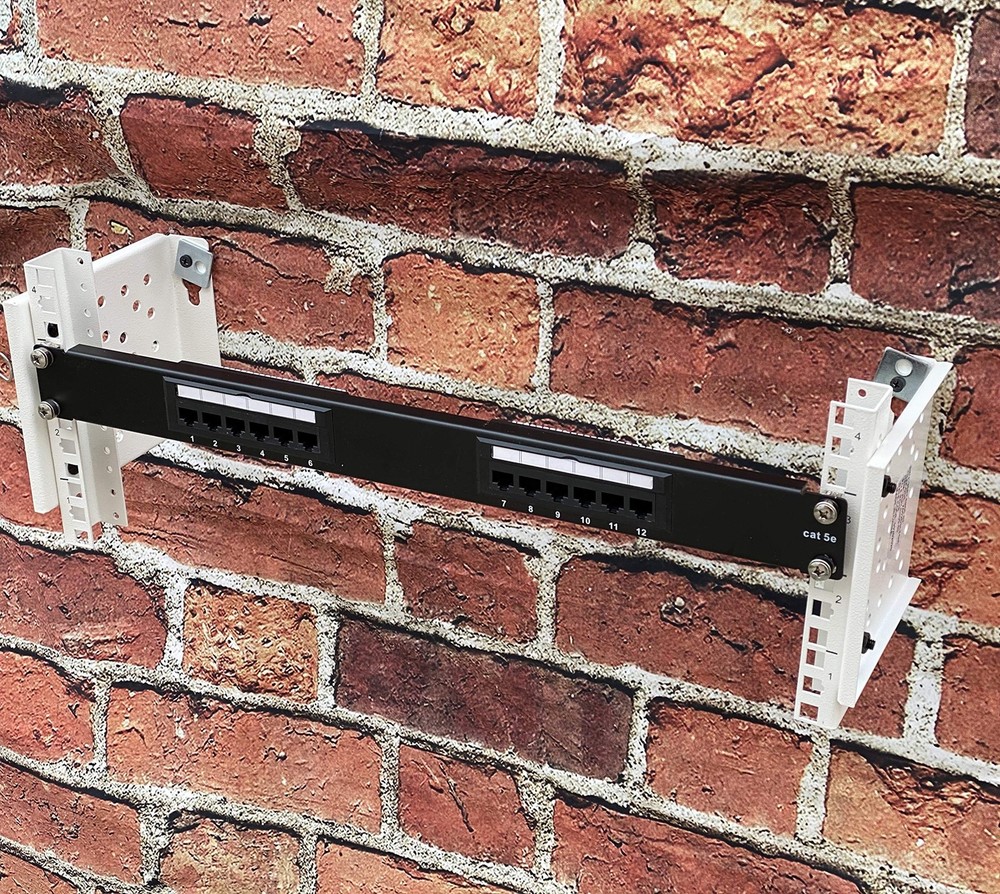 19 Inch Vertical Ends Wall Mount Rack Wall Mountable Server Rack w/Hardware B...