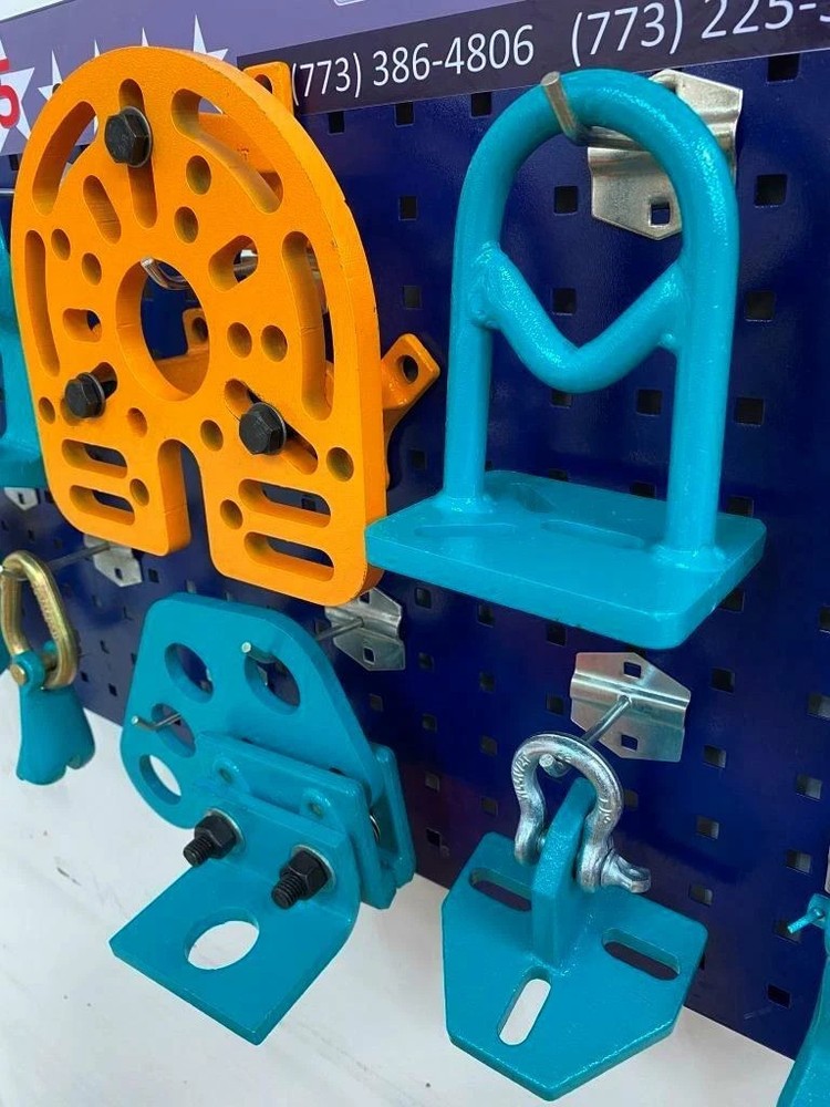 SET#11 - 14 PIECE PULLING HEAVY DUTY AUTO BODY FRAME MACHINE TOOLS AND CLAMPS